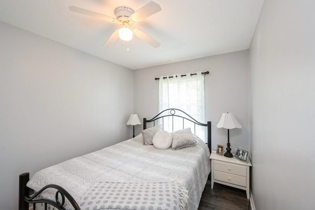 2575 Quebec Ave S, Saint Louis Park, MN 55426 - bedroom with wood finished floors, ceiling fan, and baseboards