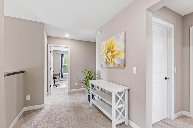 14143 Ailesbury Ave, Rosemount, MN 55068 - hallway featuring carpet flooring and recessed lighting
