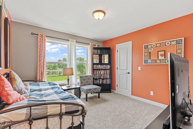 14143 Ailesbury Ave, Rosemount, MN 55068 - carpeted bedroom with baseboards and a textured ceiling