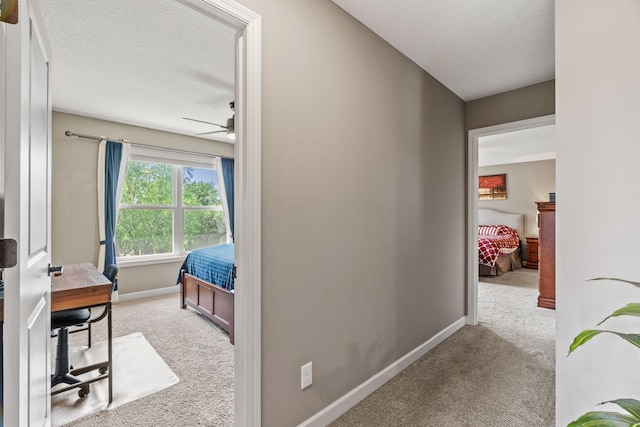 14143 Ailesbury Ave, Rosemount, MN 55068 - carpeted bedroom with a textured ceiling and an office area