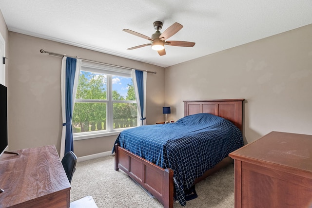 14143 Ailesbury Ave, Rosemount, MN 55068 - bedroom with light carpet and a ceiling fan