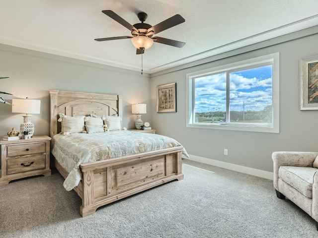 68 143rd Ave NW, Andover, MN 55304 - bedroom featuring carpet floors, baseboards, and ceiling fan