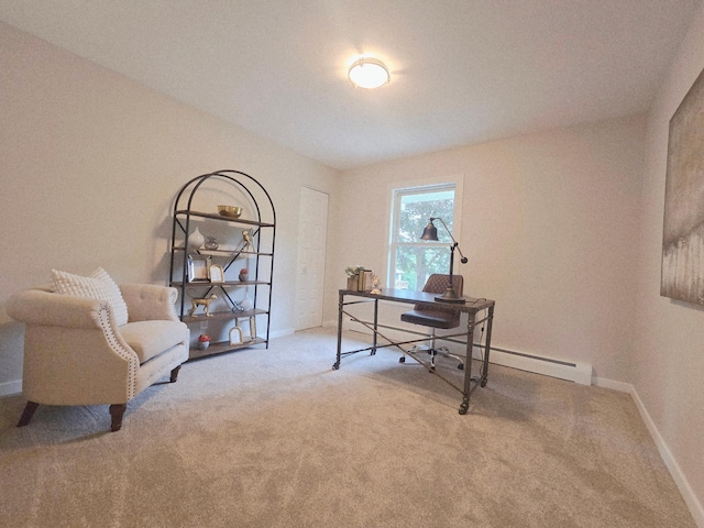 2710 Garden Ln, Mound, MN 55364 - office area featuring carpet floors