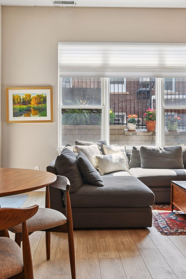 301 Clifton Ave Unit 1K, Minneapolis, MN 55403 - living area with wood finished floors