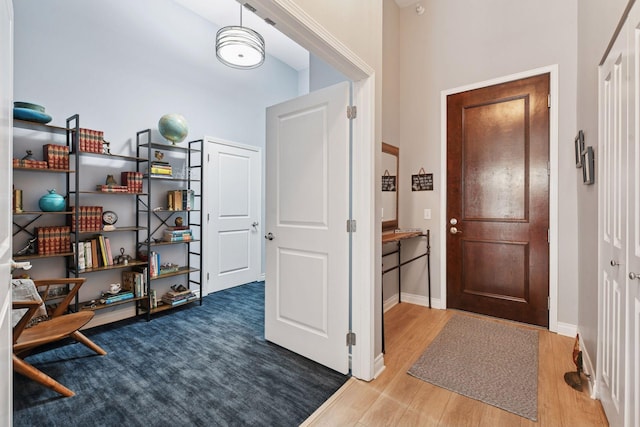 301 Clifton Ave Unit 1K, Minneapolis, MN 55403 - entryway with wood finished floors and baseboards