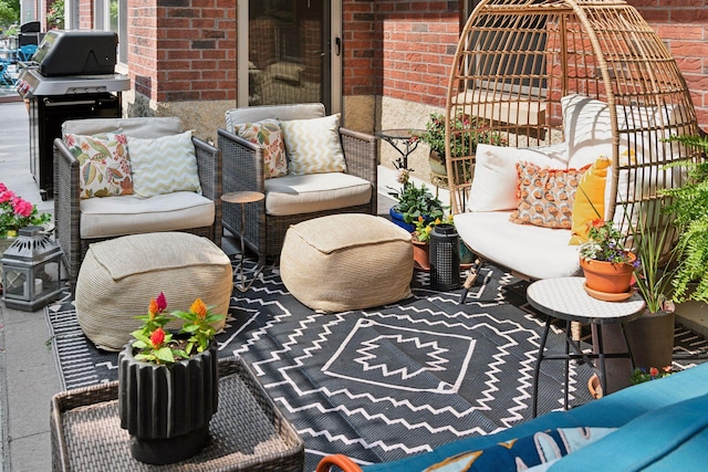 301 Clifton Ave Unit 1K, Minneapolis, MN 55403 - view of patio with area for grilling