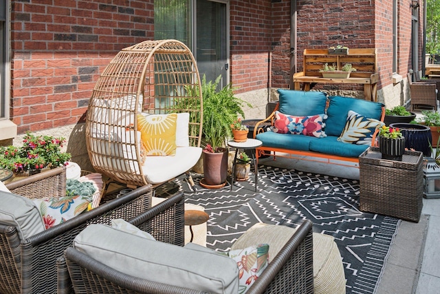 301 Clifton Ave Unit 1K, Minneapolis, MN 55403 - view of patio / terrace with outdoor lounge area