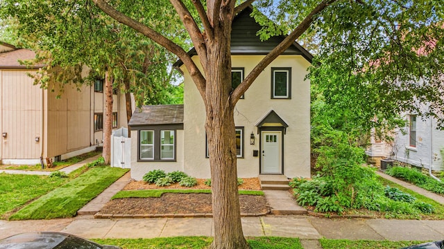 2808 32nd Ave S, Minneapolis, MN 55406 - view of front of home with stucco siding