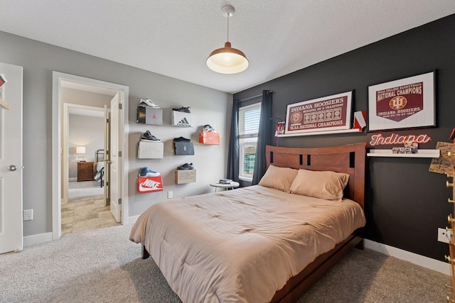 515 Goldenrod Trl, Waconia, MN 55387 - bedroom with carpet, baseboards, and a textured ceiling