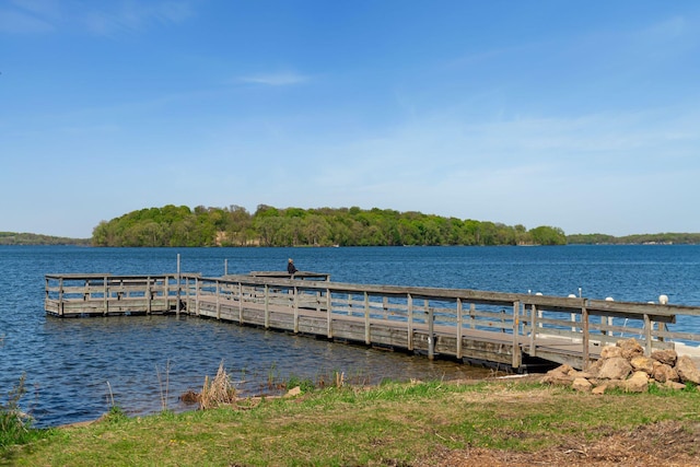 515 Goldenrod Trl, Waconia, MN 55387 - dock area featuring a water view