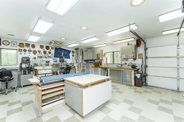 8706 Town Hall Rd NW, Byron, MN 55920 - misc room with light floors and recessed lighting