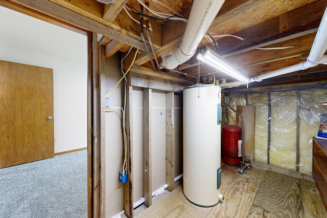 21341 County 50, Park Rapids, MN 56470 - unfinished below grade area featuring water heater and a water pressure tank