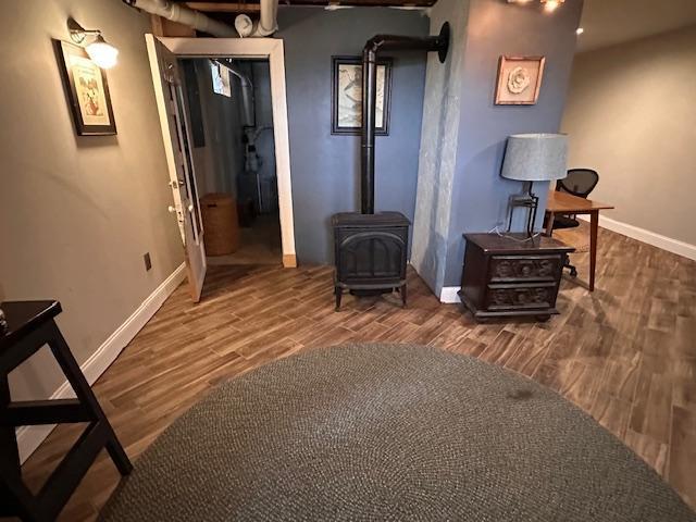 7 Shagawa Rd, Ely, MN 55731 - corridor with wood finished floors and baseboards