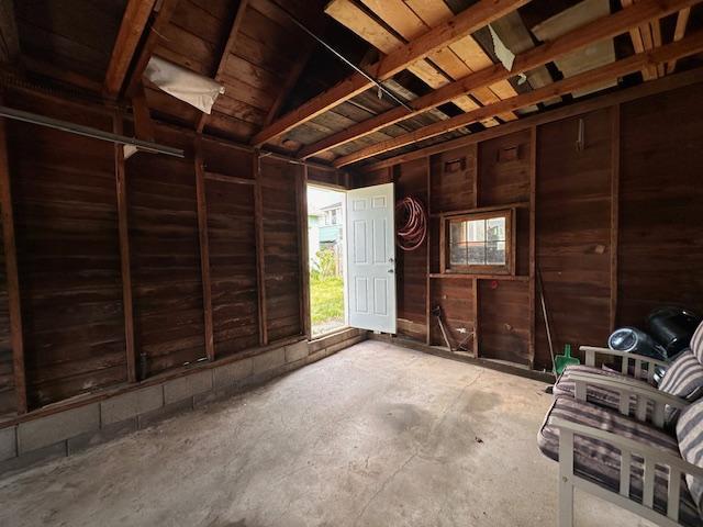 7 Shagawa Rd, Ely, MN 55731 - misc room featuring unfinished concrete floors