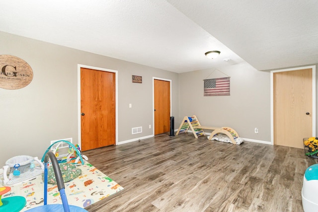 414 Bremen Pass, Waverly, MN 55390 - recreation room with wood finished floors and baseboards