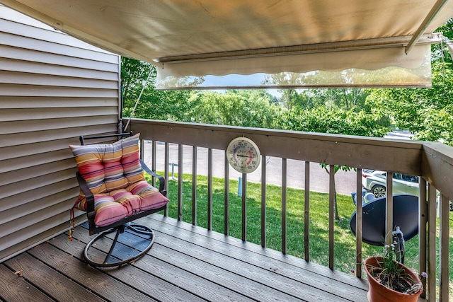 1977 Granite Ave N, Oakdale, MN 55128 - view of wooden terrace