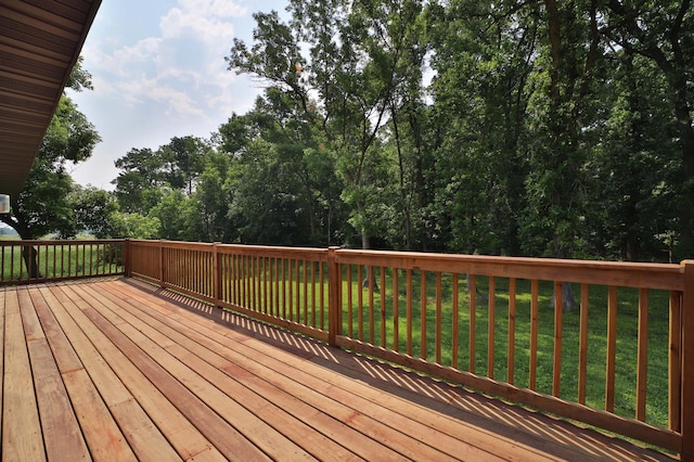 32736 203rd Ave, Clarissa, MN 56440 - deck with a yard
