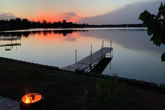 27096 Little Floyd Lake Rd Unit 1, Detroit Lakes, MN 56501 - dock featuring a water view
