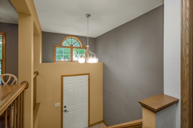 4906 Bayswater Rd, Minnetonka, MN 55345 - entryway featuring a chandelier