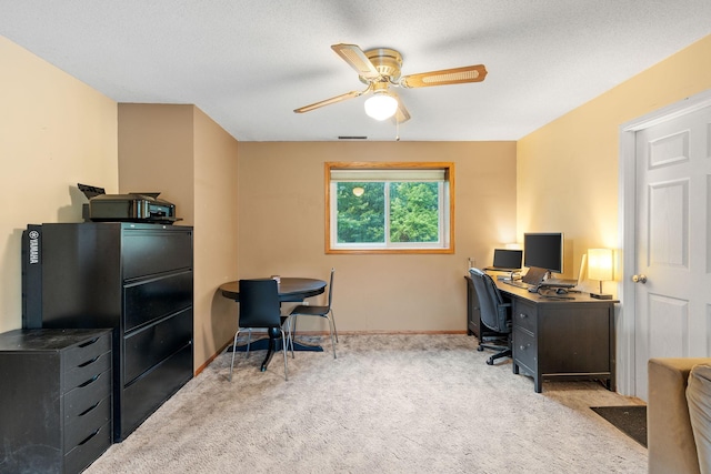 20195 Harrow Ave Way N, Forest Lake, MN 55025 - carpeted office space with a ceiling fan and baseboards