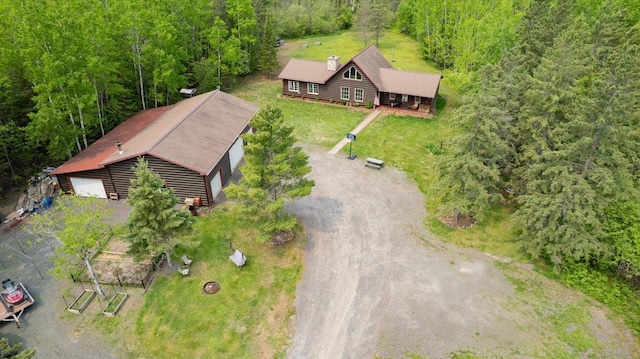 4985 Sam Anderson Rd, Amnicon Twp, WI 54874 - view of subject property featuring a heavily wooded area