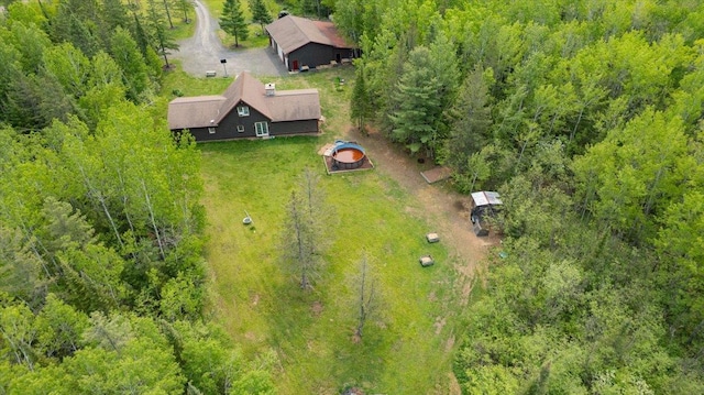4985 Sam Anderson Rd, Amnicon Twp, WI 54874 - view from above of property