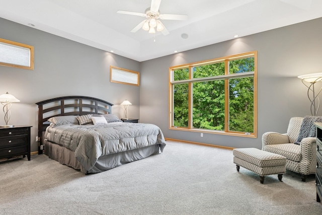 6654 Orchid Ln N, Maple Grove, MN 55311 - carpeted bedroom featuring baseboards and ceiling fan