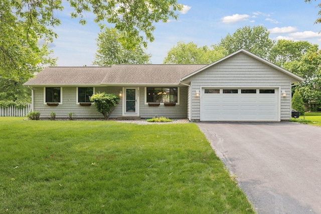 9363 Kingsview Ln N, Maple Grove, MN 55369 - ranch-style home featuring a garage, driveway, and a shingled roof