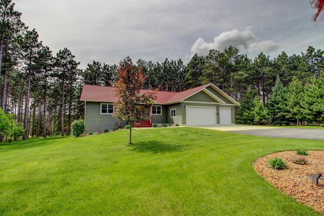 20929 Faron Dr, Nevis, MN 56467 - single story home with an attached garage, driveway, and a front yard