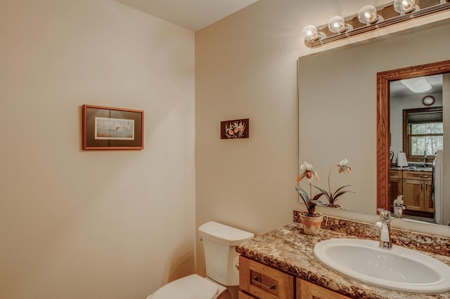20929 Faron Dr, Nevis, MN 56467 - bathroom with vanity and toilet