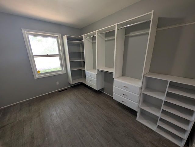 530 Cardinal St, Fairmont, MN 56031 - walk in closet with dark wood finished floors and built in study area