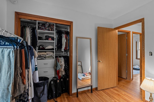 11411 Johnson Cir, Bloomington, MN 55437 - walk in closet with wood finished floors