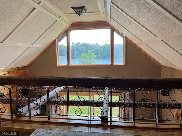 43639 351st Ln, Aitkin Twp, MN 56431 - additional living space with plenty of natural light, lofted ceiling, and wood finished floors