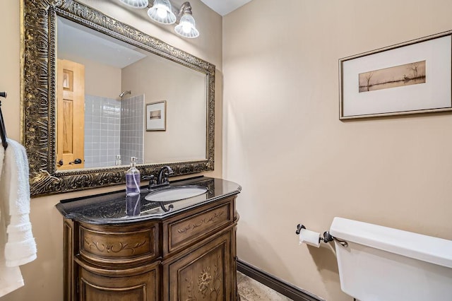9025 Mcguffey Rd, Eden Prairie, MN 55347 - bathroom with vanity and a shower