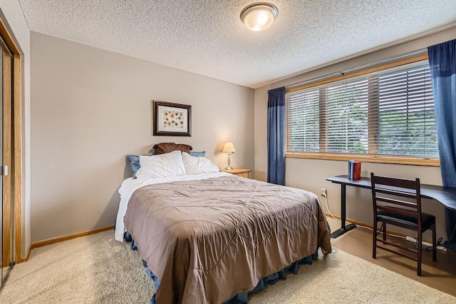 9025 Mcguffey Rd, Eden Prairie, MN 55347 - bedroom featuring a textured ceiling and carpet floors