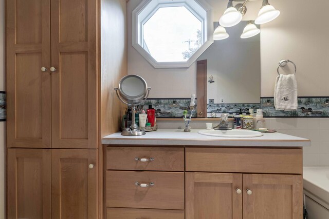 17159 Stalker Lake Rd, Battle Lake, MN 56515 - full bath featuring vanity and a bath