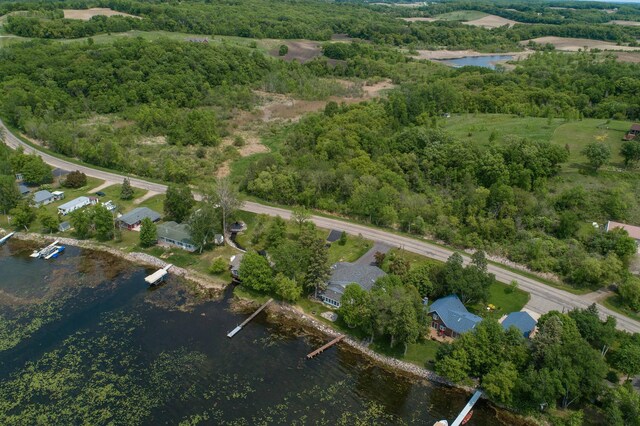 17159 Stalker Lake Rd, Battle Lake, MN 56515 - view of property location featuring a large body of water and a heavily wooded area
