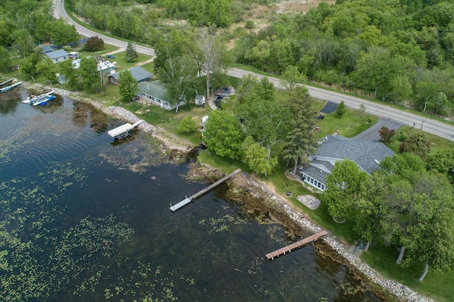17159 Stalker Lake Rd, Battle Lake, MN 56515 - aerial view of property's location with a large body of water and a heavily wooded area