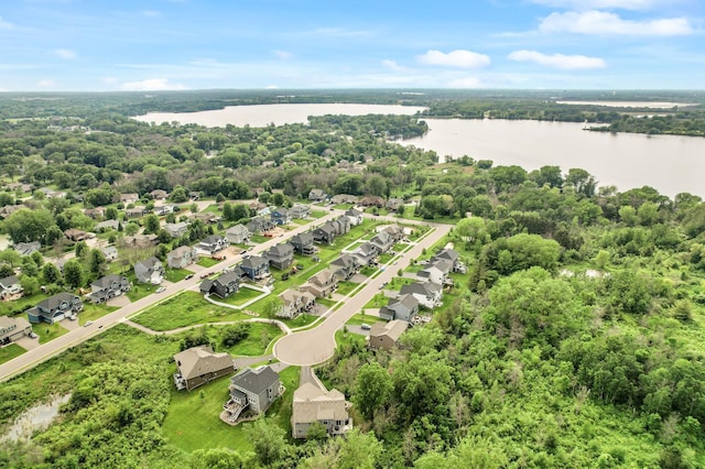 1840 Old Mill Ct, Centerville, MN 55038 - aerial view of residential area with a nearby body of water