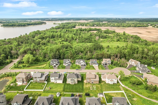 1840 Old Mill Ct, Centerville, MN 55038 - aerial view of property's location with nearby suburban area and a nearby body of water