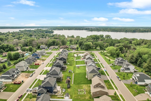 1840 Old Mill Ct, Centerville, MN 55038 - aerial perspective of suburban area featuring a nearby body of water