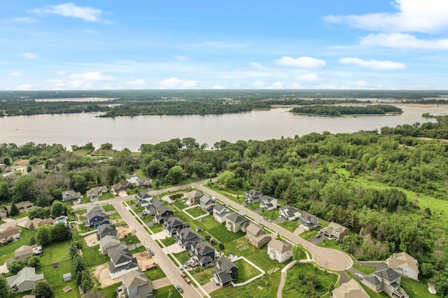 1840 Old Mill Ct, Centerville, MN 55038 - view of property location featuring a large body of water and nearby suburban area