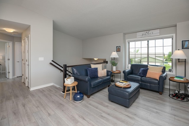3900 Orchardview Ln NW, Rochester, MN 55901 - living room featuring light wood-style flooring and baseboards