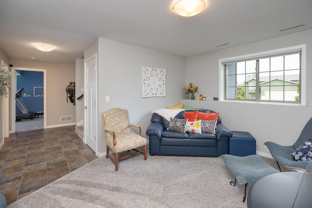 3900 Orchardview Ln NW, Rochester, MN 55901 - living area featuring baseboards and a textured ceiling