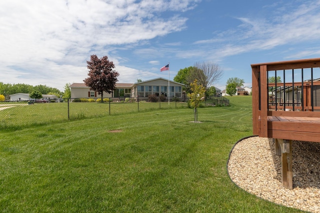 3900 Orchardview Ln NW, Rochester, MN 55901 - view of yard with a wooden deck