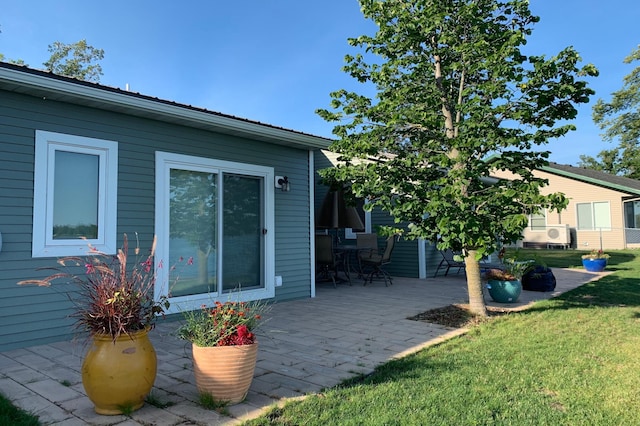 27096 Little Floyd Lake Rd Unit 2, Detroit Twp, MN 56501 - view of green lawn featuring outdoor dining area and a patio area