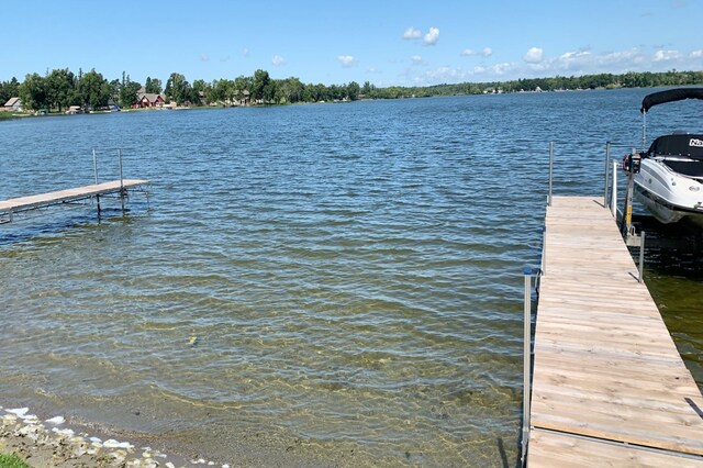 27096 Little Floyd Lake Rd Unit 2, Detroit Twp, MN 56501 - dock area featuring a water view