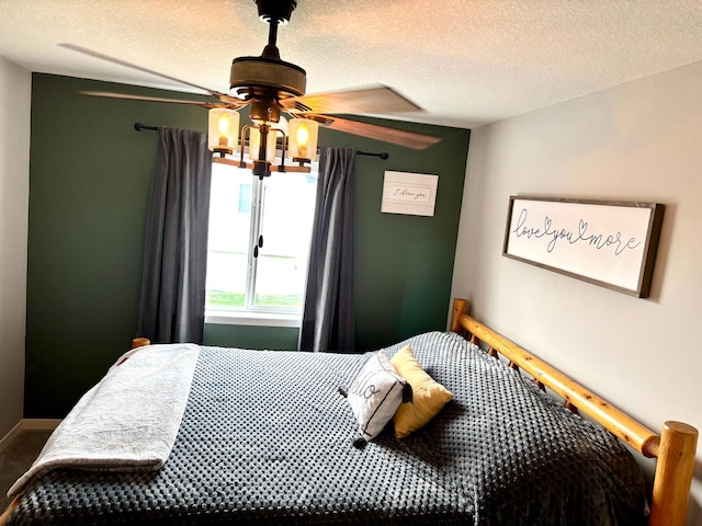 1020 7th Ave NW, Rice, MN 56367 - bedroom featuring a textured ceiling