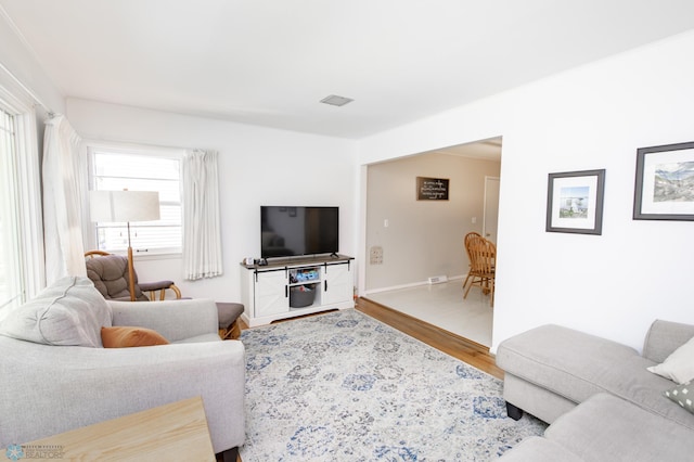 1633 1st St N, Fargo, ND 58102 - living room with wood finished floors and baseboards