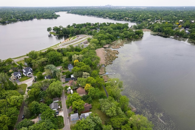 266 Janice St, Shoreview, MN 55126 - aerial perspective of suburban area featuring a nearby body of water